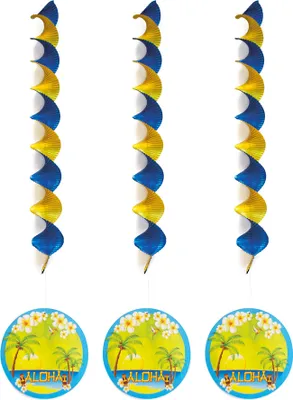 Produktbild von Aloha Hawaii Party Artikel zur Dekoration - Girlande Aloha 3 Stück