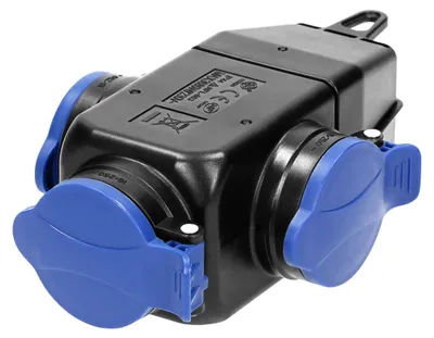Obrázek produktu pro Hermetický rozdělovač, 3 zásuvky, IP44 OR-AE-1346 Orno