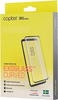 Image de Cadre incurvé Copter Exoglass pour iPhone 11 et XR - Noir