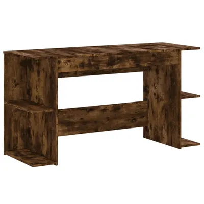 Obrázok produktu pre vidaXL Písací stôl údený dub 140x50x75 cm odvodený výrobok z dreva