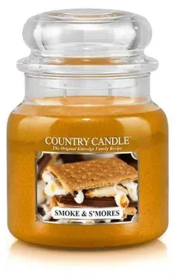 Obrázok produktu pre Country Candle Smoke & S'mores vonná sviečka stredná 2-knôtová (453 g)