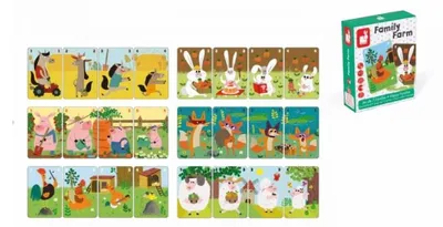 Image de Janod Jeu de 7 familles Family farm