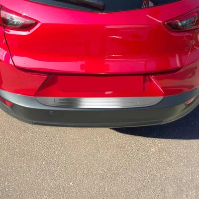 Obrázok produktu pre Ochrana nárazníka pre Mazda CX-3 2015-2021 z brúsenej nehrdzavejúcej ocele