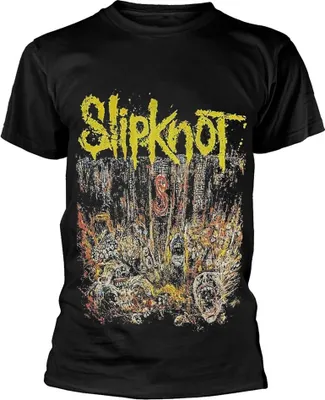 Image de Slipknot - "Live At MSG" T-Shirt pour homme/femme unie RO9142 (M) (Noir)