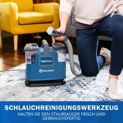 Produktbild von Vacmaster SCB0501 Waschsauger, Teppichreiniger, Polsterreiniger | für Sofa, Vorleger, Polster, Auto | Nass-Trocken-Sauger mit starker Saugkraft, Blau