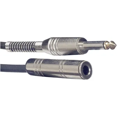 Produktbild von Mono-Audio-Kabel, Klinke/Klinke (m/f), 6 m