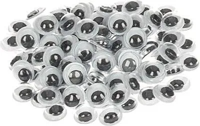 Produktbild von Wackelaugen, rund 100 Stk. ø 6 mm