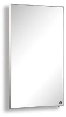 Image de Panneau chauffant infrarouge - 1000 watts - Cadre blanc - Montage mural - Chauffage électrique pour salle de bain