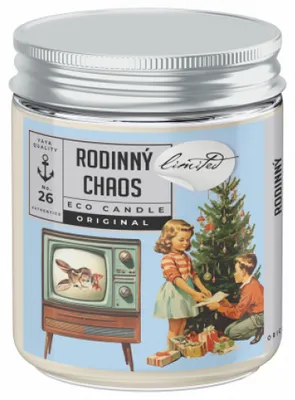 Produktbild von Soaphoria Limitierte ökologische Sojakerze Familienchaos 210 ml