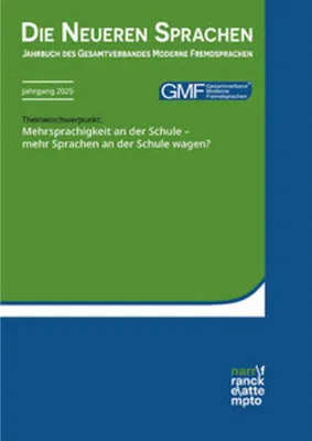 Obrázek produktu pro Die Neueren Sprachen 2025