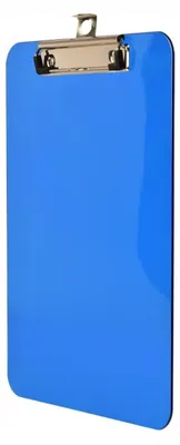 Produktbild von Tetis Klemmbrett A5 mit Metallklemme, Blau, Bürodokument