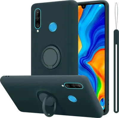 Produktbild von Cadorabo Hülle für Huawei P30 LITE Schutz Hülle in Grün Handyhülle TPU Etui Case Cover