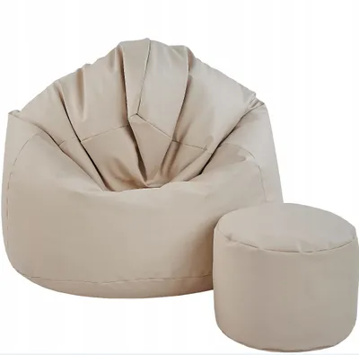 Produktbild von Sitzsack + Fußhocker beige aus
