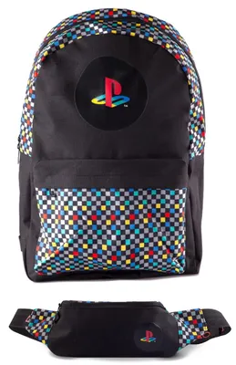 Produktbild von Difuzed Sony Playstation Rucksack - Retro + Gürteltasche