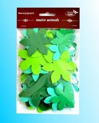 Produktbild von Kwiatki dekoracyjne w tonacji zielonej 60 sztuk