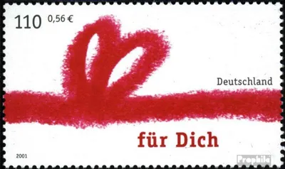 Produktbild von Briefmarken BRD (BR.Deutschland) 2001 Mi 2223 (kompl.Ausg.) postfrisch Grußmarke