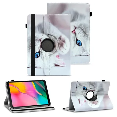 Produktbild von Tablet Tasche für Samsung Galaxy Tab A 10.1 2019 Hülle Schutzhülle 360° DrehbarFarben:Motiv 10