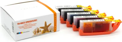 Produktbild von [ MultiPack ] Tinte/Tintenpatrone 4.3-PGI550CLI551-MULTI kompatibel mit Canon PGI-550pgbk-XL [ 6431B001 ]