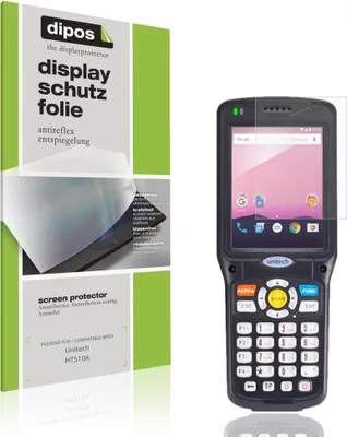 Produktbild von 4x Schutzfolie für Unitech HT510A matt Displayschutzfolie Folie Display Schutz dipos
