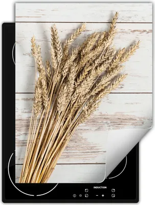 Immagine prodotto di DarHaus Piastra di copertura per piano cottura in ceramica Piastra di copertura per piano cottura a induzione Roll-up 40x52 cm, cereali - legno