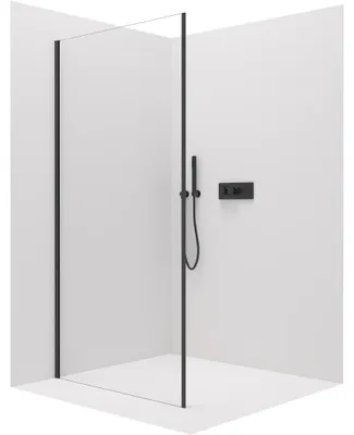 Imagen del producto de CERANO - Panel lateral para puerta, izquierda/derecha - 8 mm -  mate, vidrio transparente - 70x195 cm
