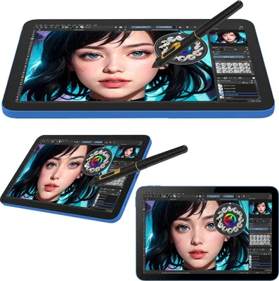 Zdjęcie produktu dla Profesjonalny Tablet graficzny pióro do komputera BOSTO BT-101C Niebieski