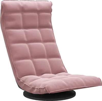 Produktbild von vidaXL Bodenstuhl Drehbar Rosa Samt