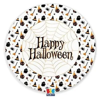 Produktbild von Teller "Halloween", 22 cm, Papier, 10 Stück/Packung, 2370076315