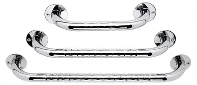 FRELU Standart Edelstahl Haltegriff mit Fingergriff in verschiedenen Längen 150kg Frelu HG300F,HG400F,HG450F,HG500F,HG600F,HG700F