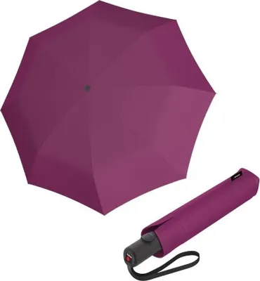 Zdjęcie produktu dla Knirps Knirps RE³ Duomatic Solid fioletowy - lekki parasol automatyczny