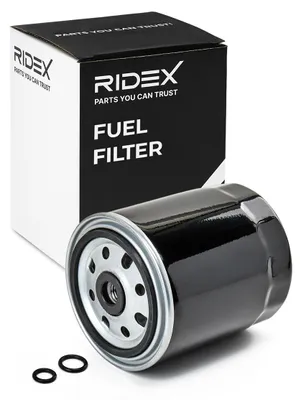 Produktbild von Kraftstofffilter RIDEX 9F0028 Dieselfilter passend für MERCEDES-BENZ 190 (W201) Anschraubfilter