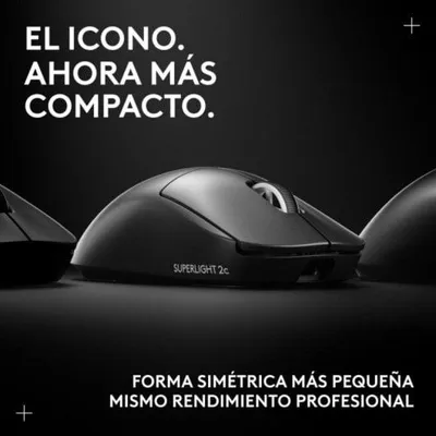 Obrázok produktu pre Logitech G PRO X SUPERLIGHT 2c, Všestranný, RF Wireless, 44000 DPI, 1 ms, Čierna