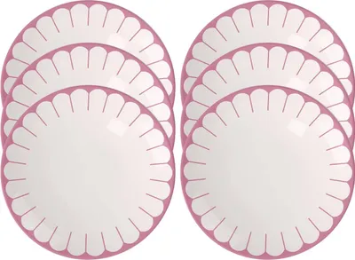 Obrázek produktu pro Villeroy & Boch 1045532651, Dezertní talíř, Kulatý, Porcelán, Růžová, Fleur, 21,2 cm