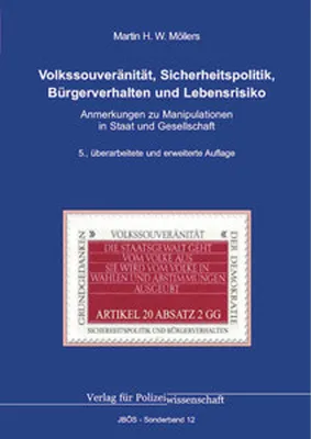 Image de Volkssouveränität, Sicherheitspolitik, Bürgerverhalten und Lebensrisiko