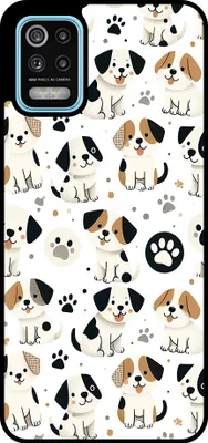 Immagine prodotto di Smartphonica Custodia per telefono adatta a LG K52 / K62 con stampa di cane - Custodia posteriore in TPU con disegno di cane