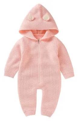 Imagen del producto de Body suaves con cremallera para bebés, tanto para niñas como para niños