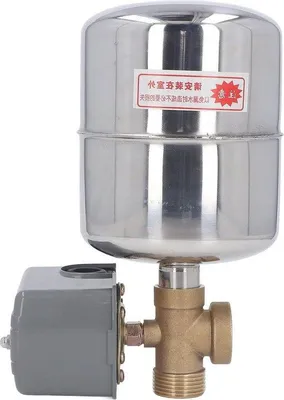Produktbild von Elektronische Drukschakelaar für Wasserbooster mit Edelstahl-Tank - Automatische Druckregelung, Kupferklappe