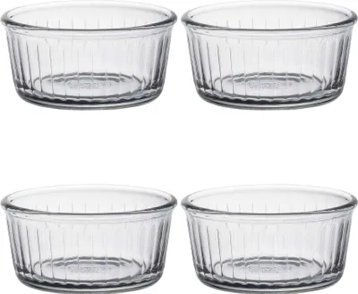 Image de Ovenchef - Ramequin en verre transparent 13cl (lot de 4)