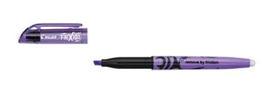 Zdjęcie produktu dla Pilot FriXion Light, 1 szt., Fioletowy, Końcówka pędzlowa, Czarny, Fioletowy, Okrągły, 4 mm