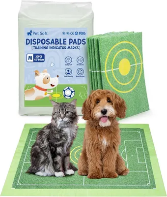 Immagine prodotto di Tappetini igienici assorbenti per cani, gatti e addestramento cuccioli 90x60 cm, 15 pezzi