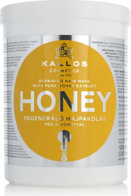 Produktbild von Kallos Honey Repairing Hair Mask 1000 ml