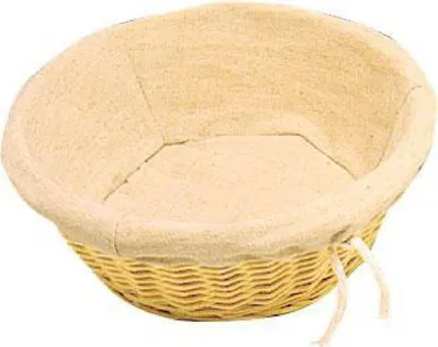 Produktbild von Brotkorb Olympia Weide | mit Futter | 25cm | 4 Körbe
