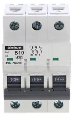 Obrázok produktu pre Schelinger istič / automatický istič / 2 A až 63 A / 1-pólový / 3-pólový