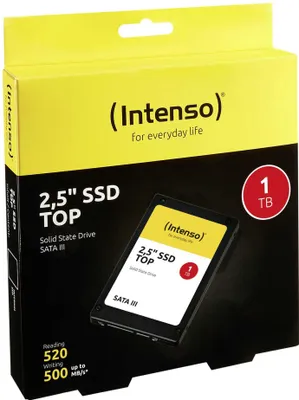 Productafbeelding van Intenso 3812460 2,5  SSD TOP 1TB SATA III