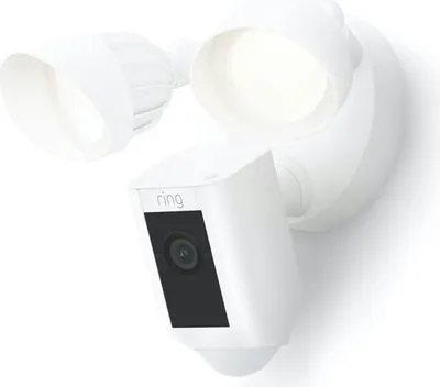 Zdjęcie produktu dla Ring Floodlight Cam Wired Plus, Kamera bezpieczeństwa IP, Zewnętrzna, Bezprzewodowy, 2000 lm, 3000 K, Sufit / Ściana