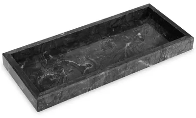 Image de Plateau décoratif en marbre naturel pour la salle de bain
