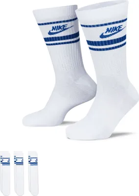 Image de Nike SPORTSWEAR EVERYDAY ESSENTIAL CREW (3 PAIRES) BLEU M