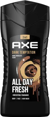 Zdjęcie produktu dla AXE Dark Temptation ALL DAY FRESH żel pod prysznic dla mężczyzn 250 ml