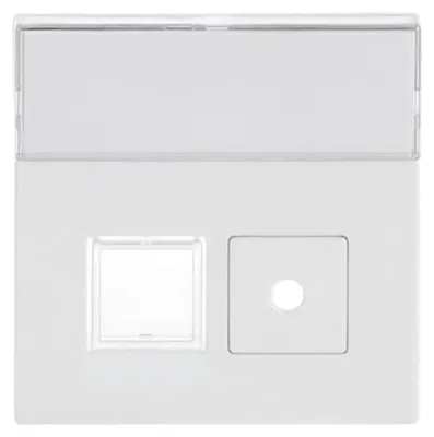 Imagen del producto de Cubierta para pulsador de señal, modelo 1572CN-84, compatible con mecanismo 1520/1, para instalación en cajas UKZ de doble elemento