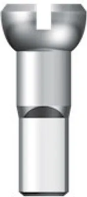 Obrázok produktu pre Sapim niple na špice 13 Polyax 14mm strieborná mosadz (100ks)